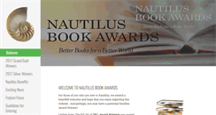 Desktop Screenshot of nautilusbookawards.com