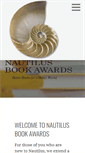 Mobile Screenshot of nautilusbookawards.com